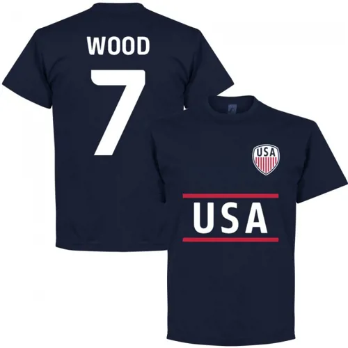 Verenigde Staten Wood fan t-shirt