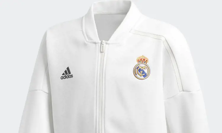 Real Madrid draagt nieuw ZNE anthem trainingsjack in 2018-2019
