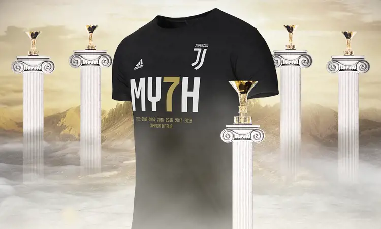 Juventus kampioens t-shirts 2018 gelanceerd!