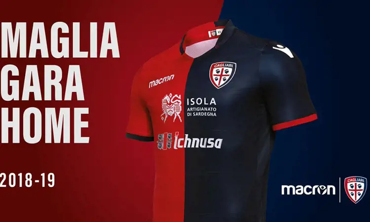 Cagliari thuisshirt 2018-2019