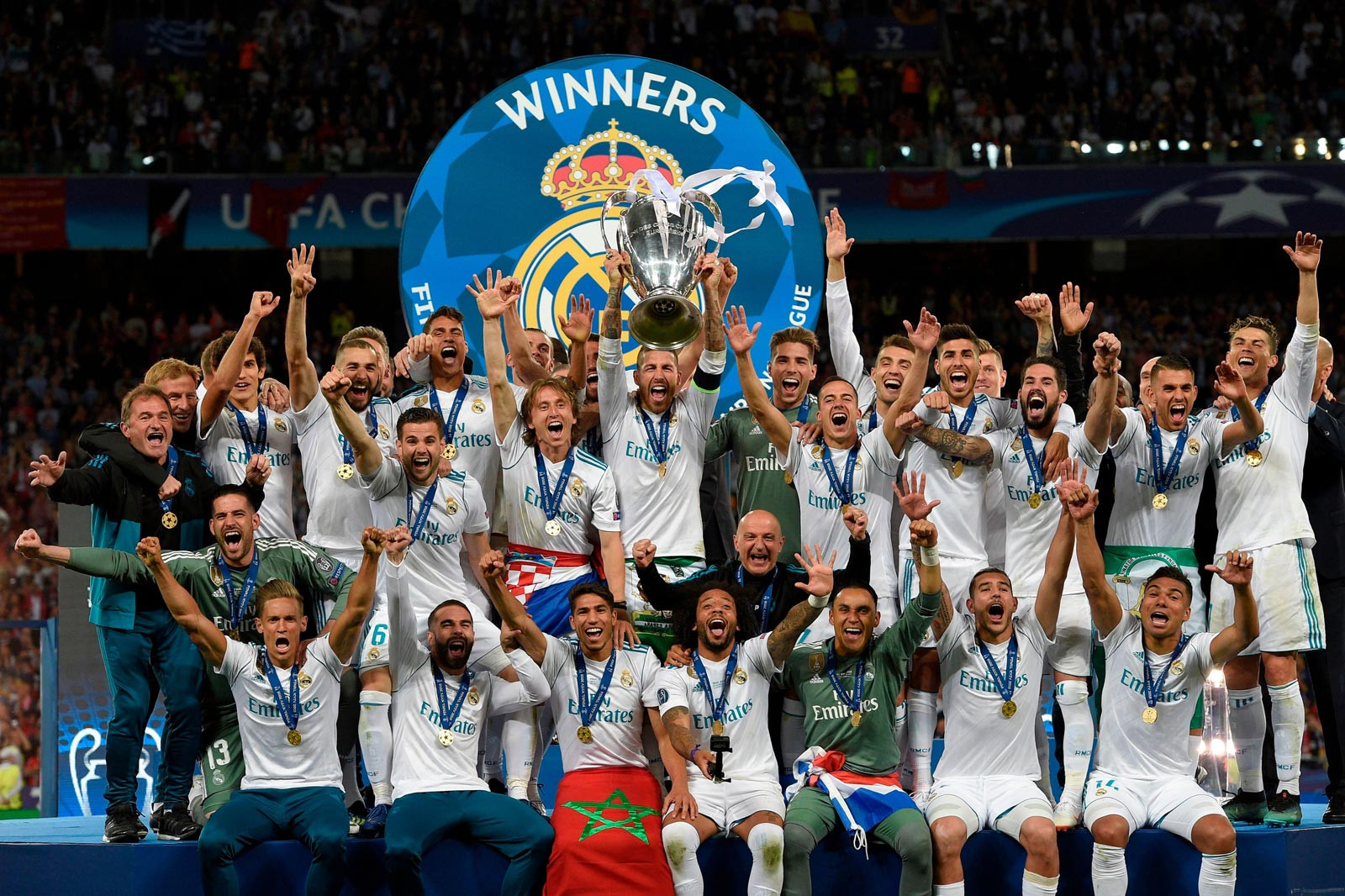 Real Madrid Champions League winnaars collectie 2018