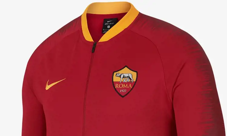 AS Roma trainingsshirt en trainingsjack geheel in stijl voetbalshirt 2018-2019