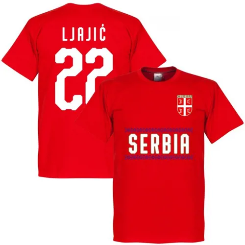 Servië Llajic Team T-Shirt - Rood