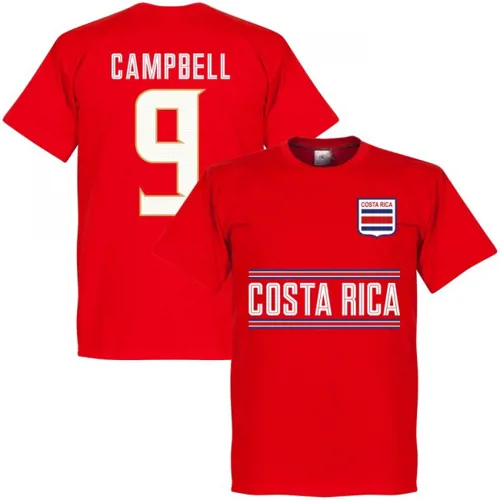 Costa Rica Team T-Shirt Campbell - Rood