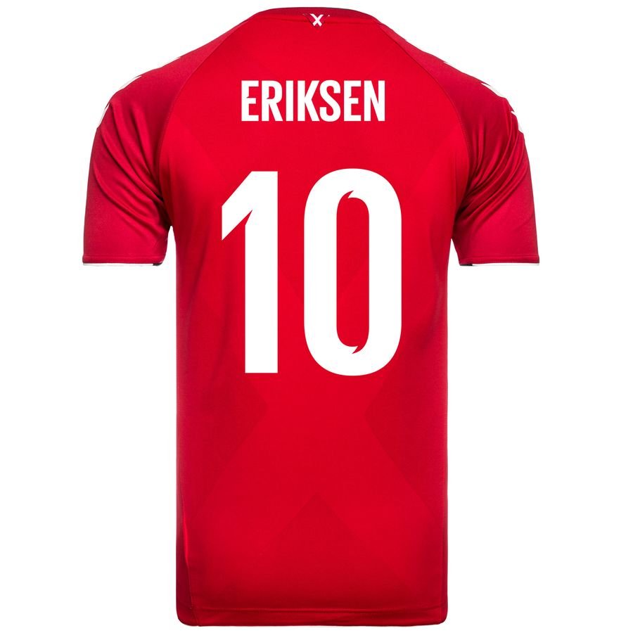 Denemarken Thuis Shirt Eriksen Voetbalshirts Com