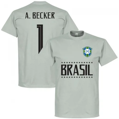 Brazilië A. Becker Keeper Team T-Shirt