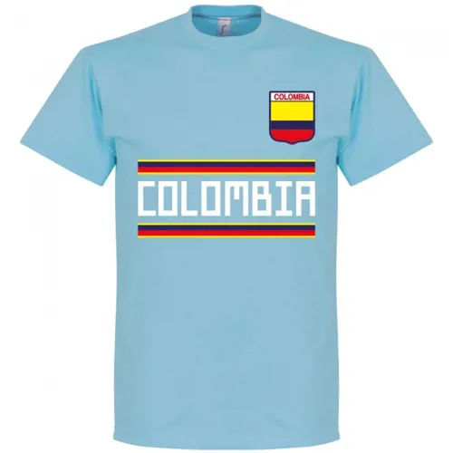 Colombia keeper team t-shirt - Licht Blauw