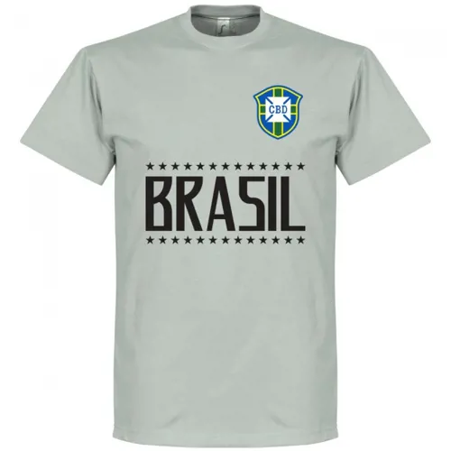 Brazilië keeper team t-shirt - Licht Grijs