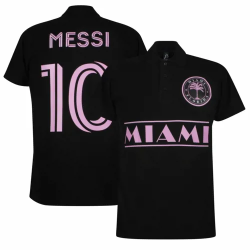 Inter Miami Polo Messi - Zwart/Roze 