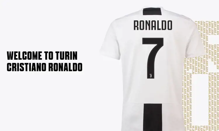 Het Juventus Ronaldo voetbalshirt en tenue