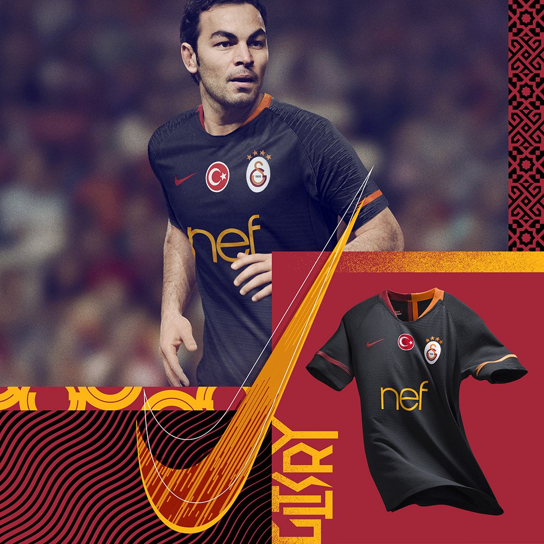 Galatasaray uitshirt 2018-2019 - Voetbalshirts.com