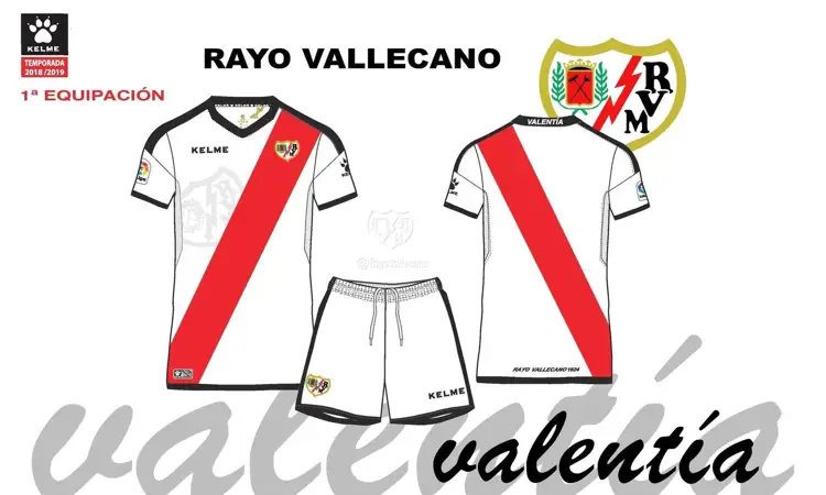 Rayo Vallecano voetbalshirts 2018-2019