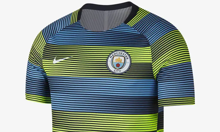 Manchester City warming-up shirt en trainingsshirt 2018-2019
