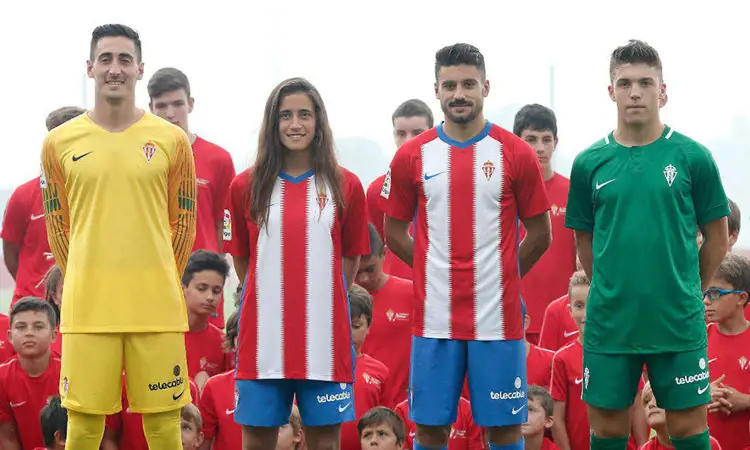 Sporting Gijon voetbalshirts 2018-2019