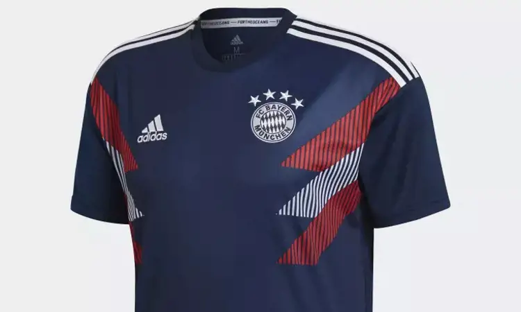 Bayern München warming-up shirt en Champions League ZNE jack 2018-2019