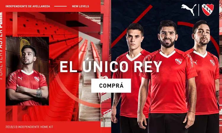 Independiente voetbalshirts 2018-2019