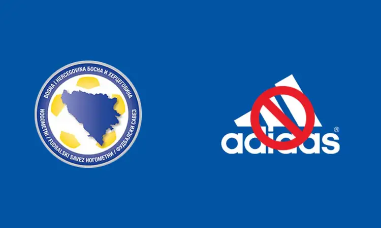 adidas verbreekt contract met voetbalbond Bosnië & Herzegovina