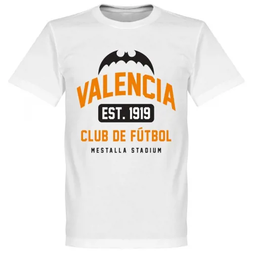 Valencia 1899 Established t-shirt - Wit