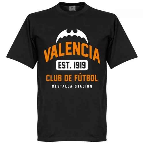 Valencia 1899 Established t-shirt - Zwart