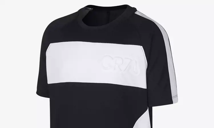 Het zwart/roze Ronaldo CR7 Nike trainingsshirt en tenue 2018-2019
