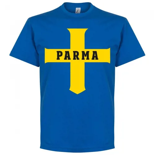 Parma Cross T-Shirt - Blauw