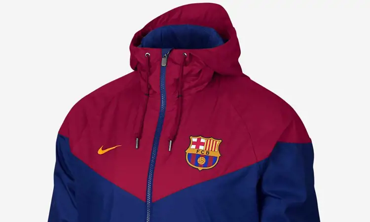 De sportieve Barcelona windrunner voor 2018-2019