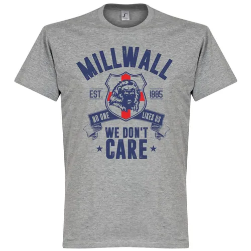 Millwall We Don't Care T-Shirt -Grijs