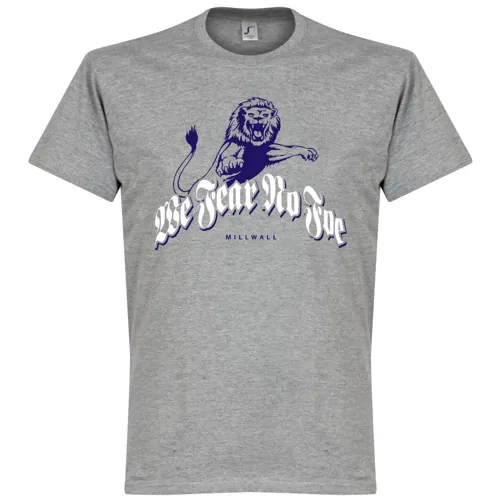 Millwall We Fear No Foe T-Shirt -Grijs