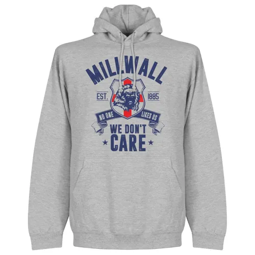 Millwall We Don't Care Hoody - Grijs