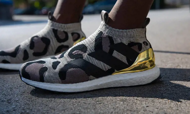 adidas lanceert A16+ Ultraboost sneaker met camouflage luipaard print