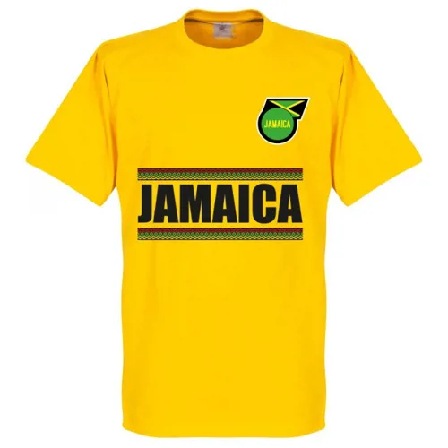 Jamaica team t-shirt - Geel