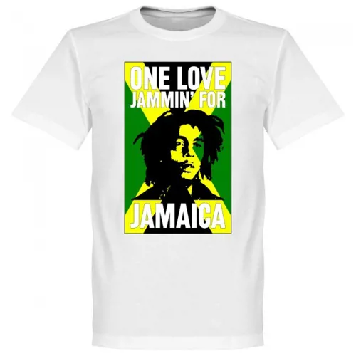 Jamaica Bob Marley t-shirt - Wit