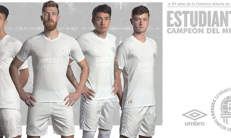 Estudiantes en Umbro lanceren special edition 1968 Intercontinal Cup voetbalshirt