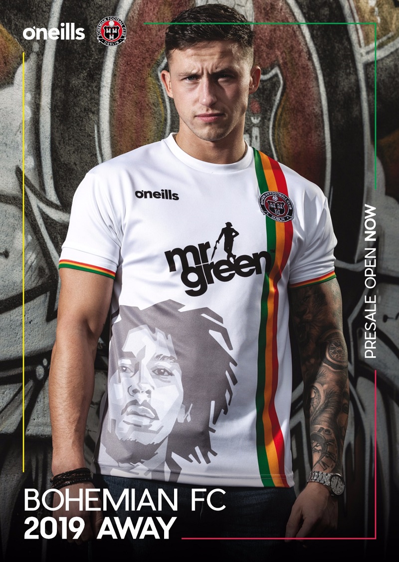 Bohemian FC Bob Marley uitshirt 2019 - Voetbalshirts.com