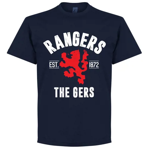 Rangers FC EST 1872 fan t-shirt - Navy