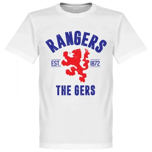Rangers FC EST 1872 fan t-shirt - Wit