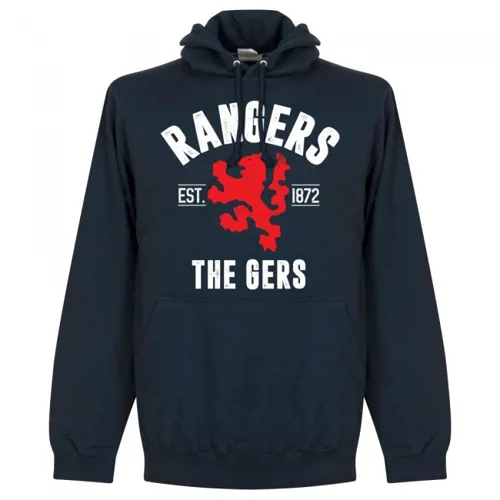 Rangers FC EST 1872 hoodie - Navy
