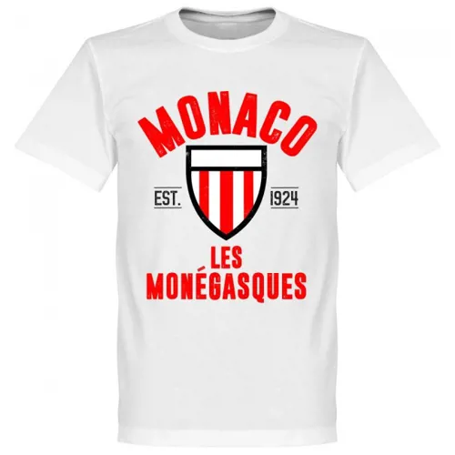 AS Monaco EST 1924 t-shirt - Wit