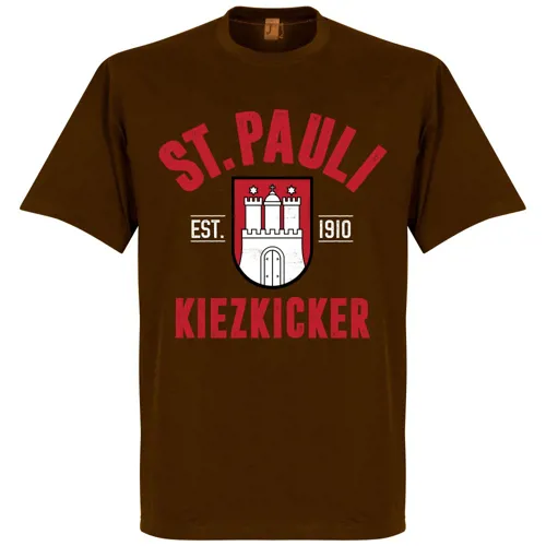 FC Sankt Pauli EST 1910 t-shirt - Bruin