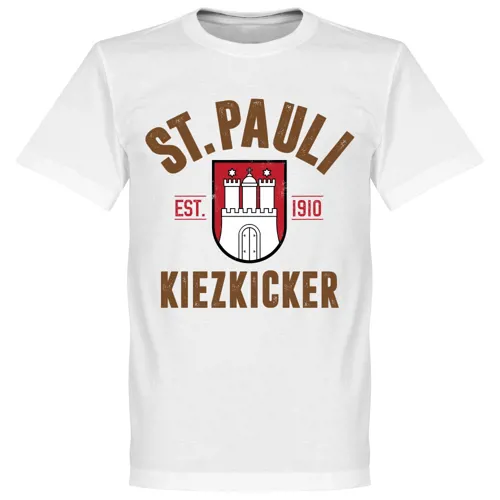 FC Sankt Pauli EST 1910 t-shirt - Wit