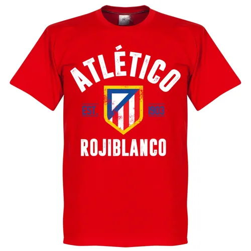 Atletico Madrid EST 1903 T-Shirt - Rood