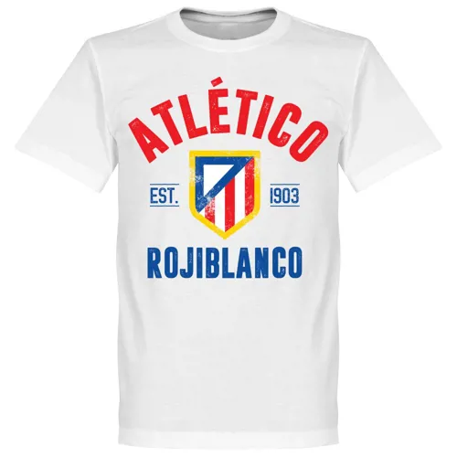 Atletico Madrid EST 1903 T-Shirt - Wit