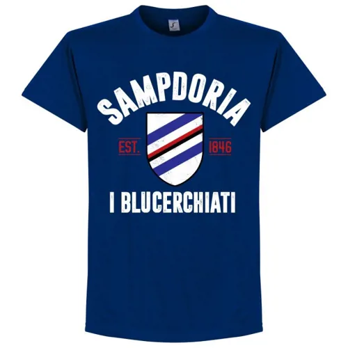Sampdoria fan t-shirt EST 1846