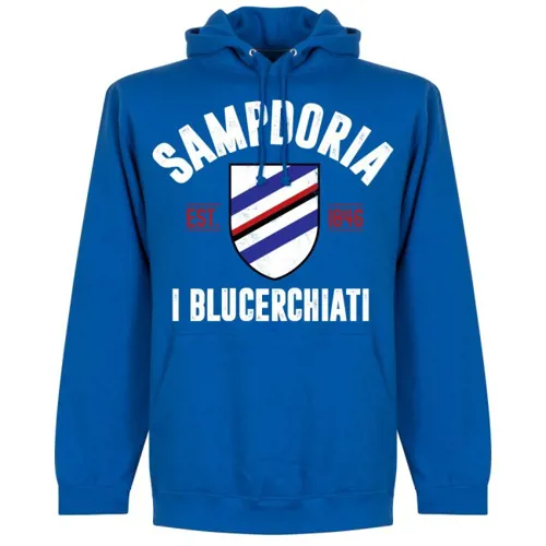 Sampdoria hoodie EST 1846 - Blauw