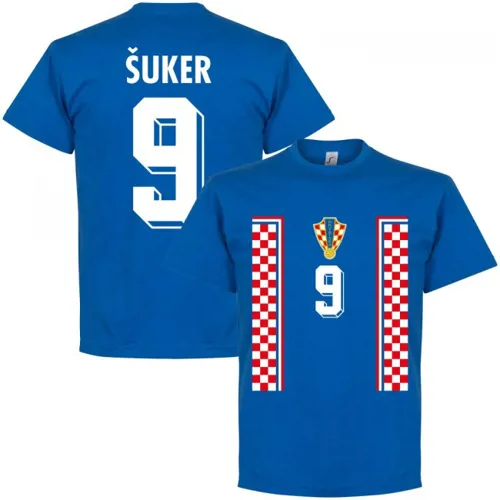 Kroatië 1998 Suker fan t-shirt