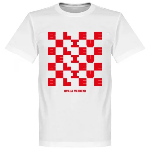 Kroatië Hvala Vatreni Homecoming T-Shirt - Wit