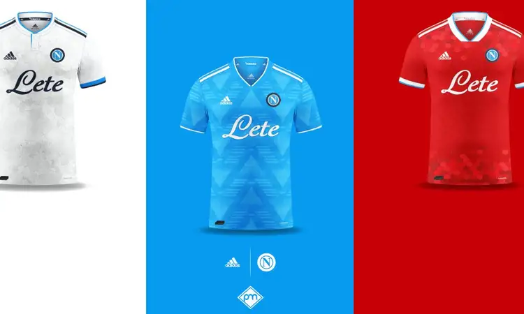 Napoli adidas concept voetbalshirts PM Design