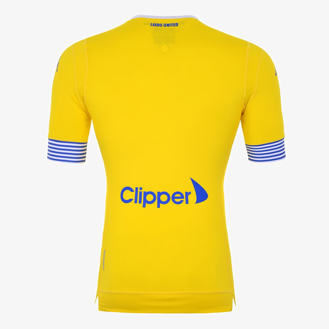 Het gele Leeds United 3e voetbalshirt 2018-2019 ...