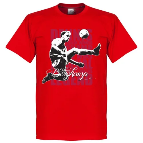 Arsenal Dennis Bergkamp legend t-shirt - Rood