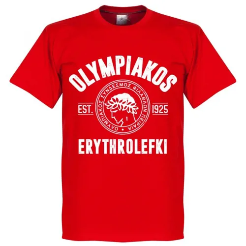Olympiakos EST 1925 t-shirt - Rood